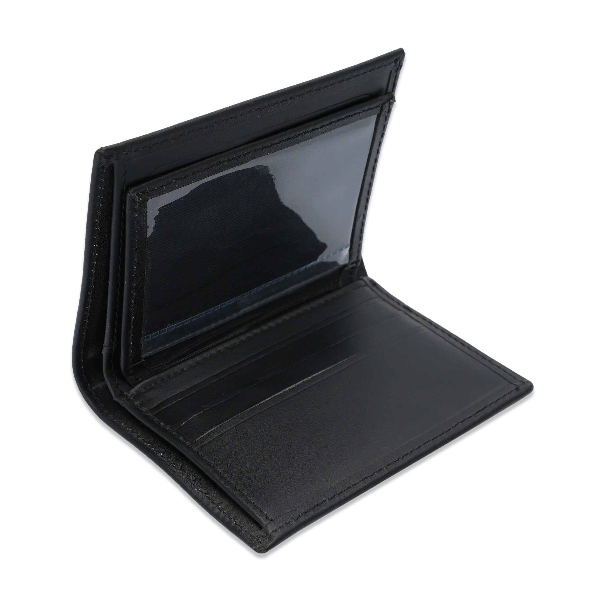 Black Men's Card Holder – Slim Wallet & Card Slots
