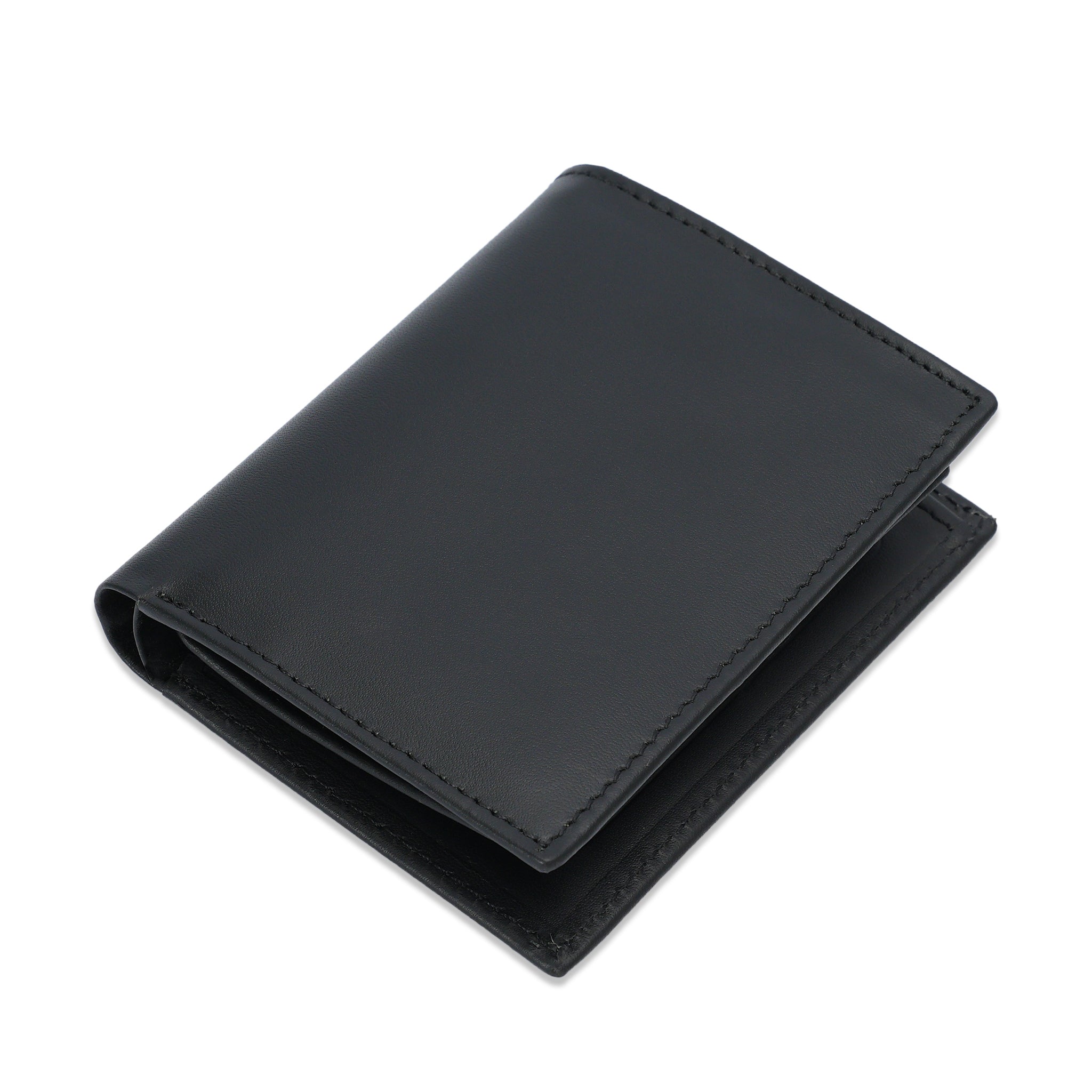 Black Men's Card Holder – Slim Wallet & Card Slots